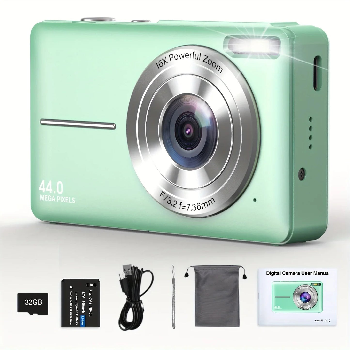 HD Digital Camera 16X Digital Zoom Camera
