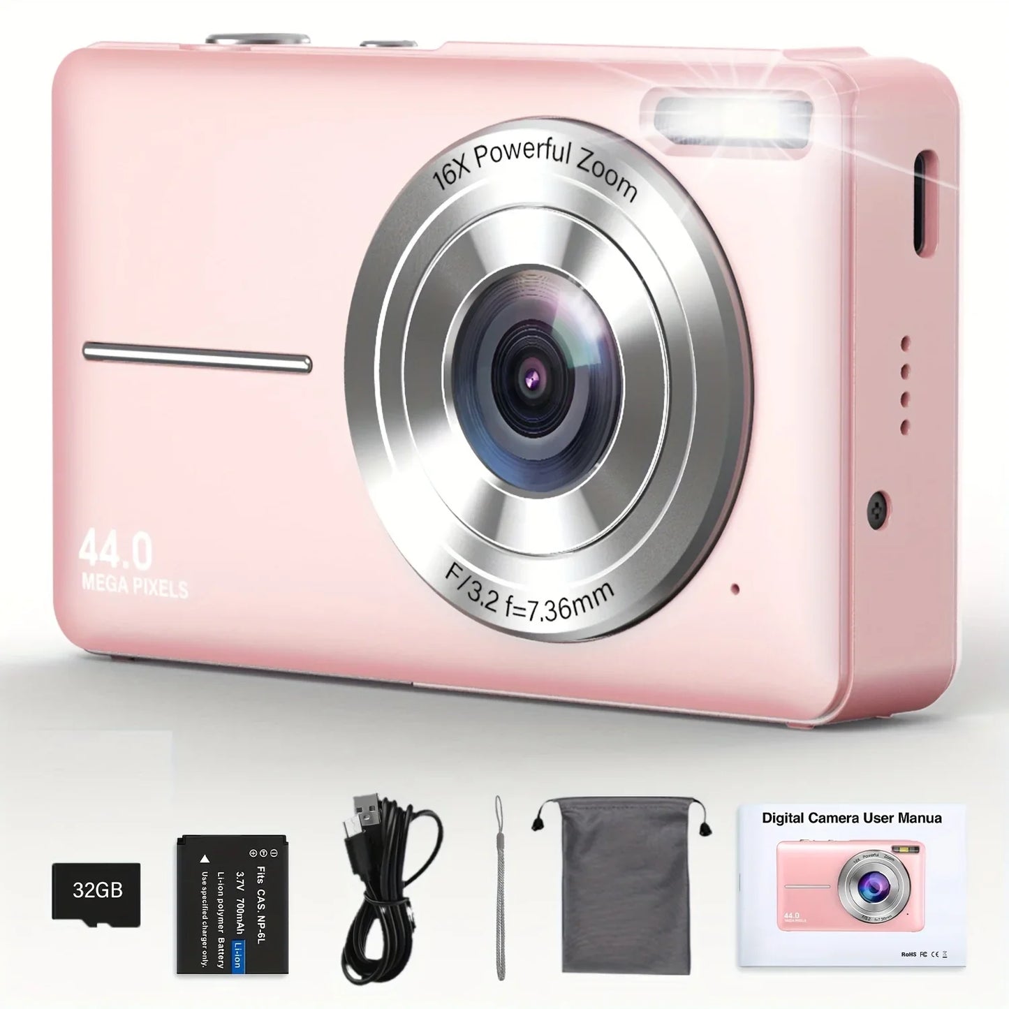 HD Digital Camera 16X Digital Zoom Camera